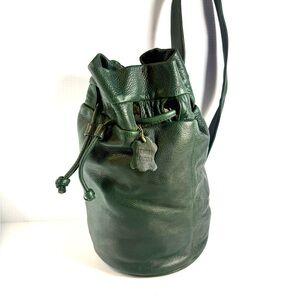 Green Leather Shoulder Bag